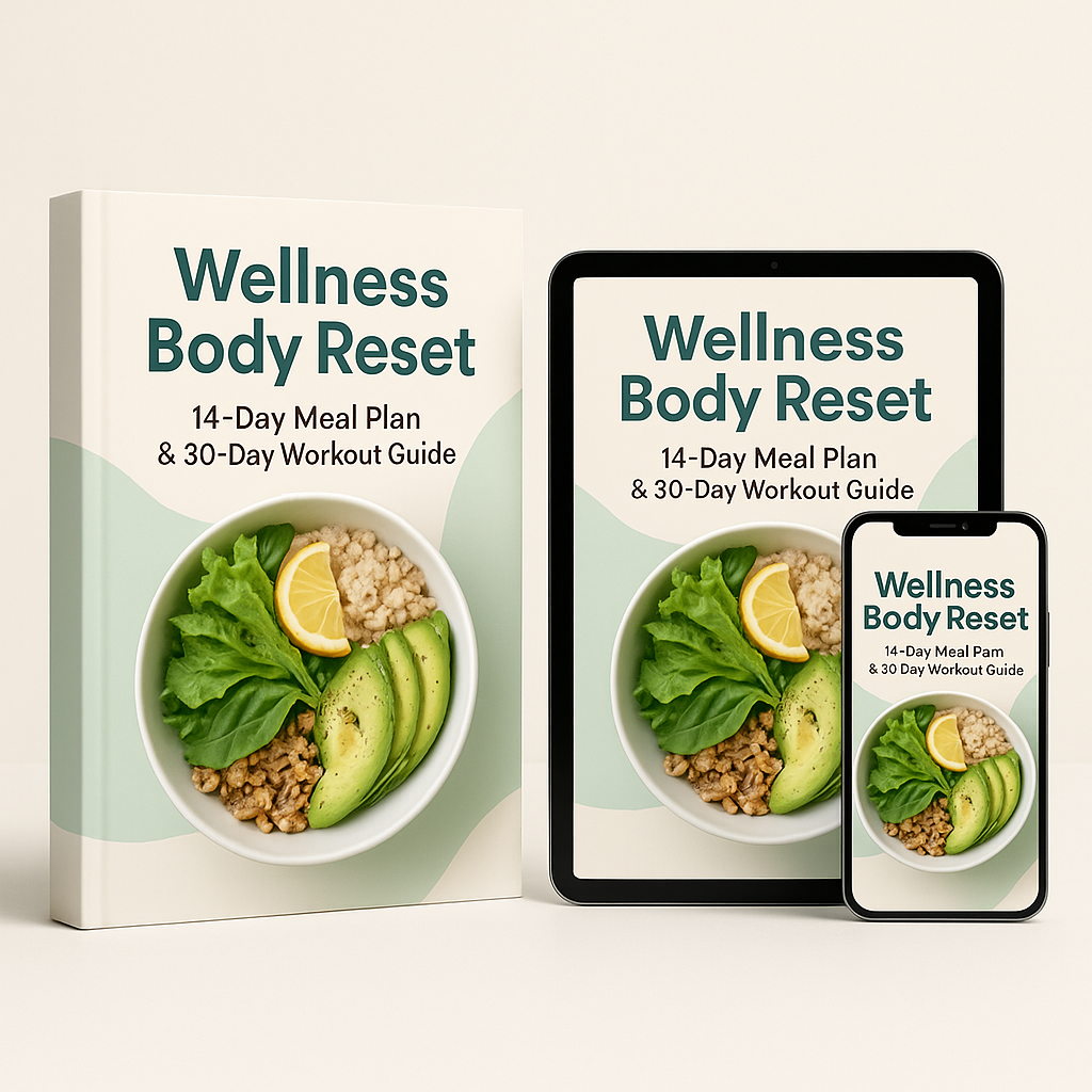 Wellness Body Reset – 14-Day Meal Plan & 30-Day Workout Guide